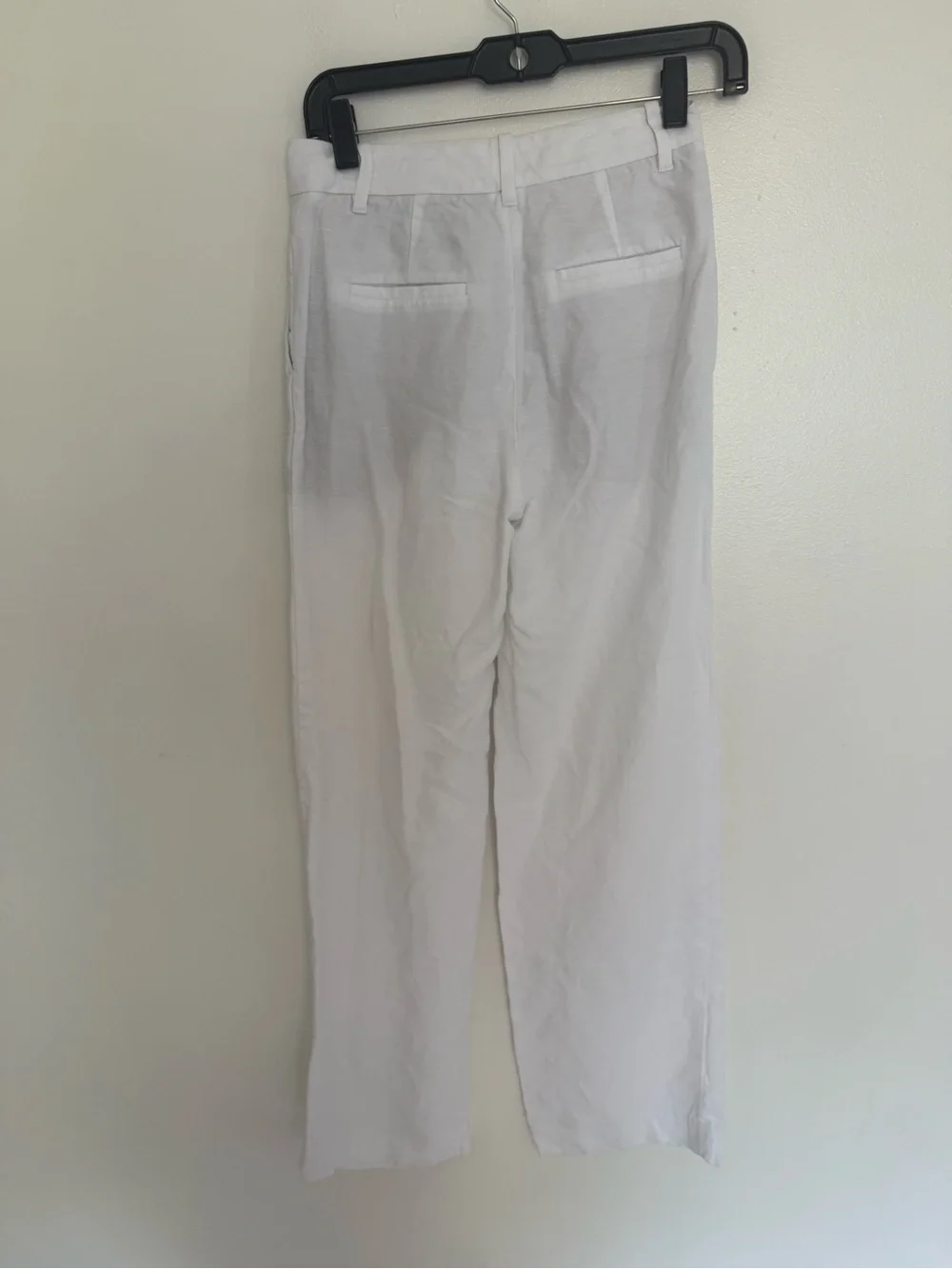 Aritzia The Effortless Pants Cruiselinen Wide Leg in White